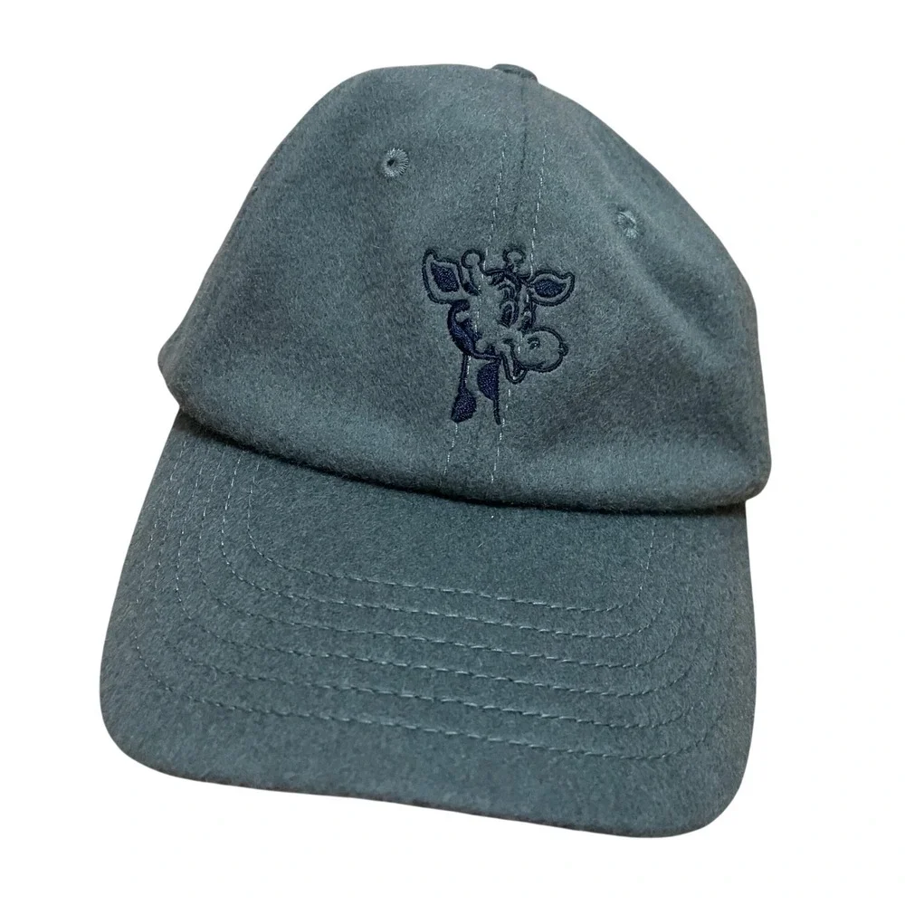 Bonobos x Toys R Us Mens Blue Grey Wool Geoffery Giraffe Baseball Cap Hat OS
